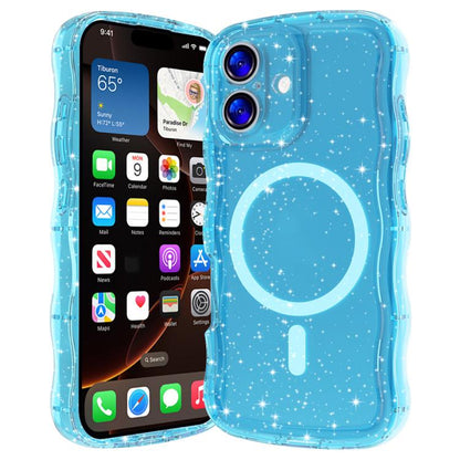 Wave Glitter MagSafe Magnetic TPU Phone Case