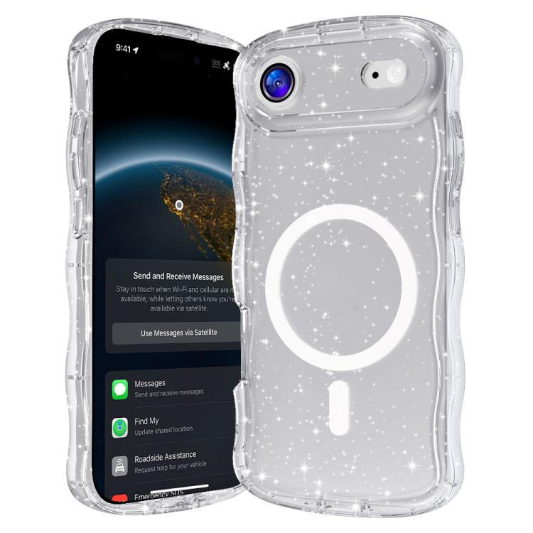 Wave Glitter MagSafe Magnetic TPU Phone Case