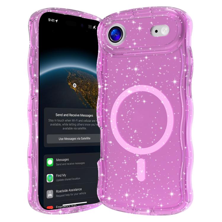 Wave Glitter MagSafe Magnetic TPU Phone Case
