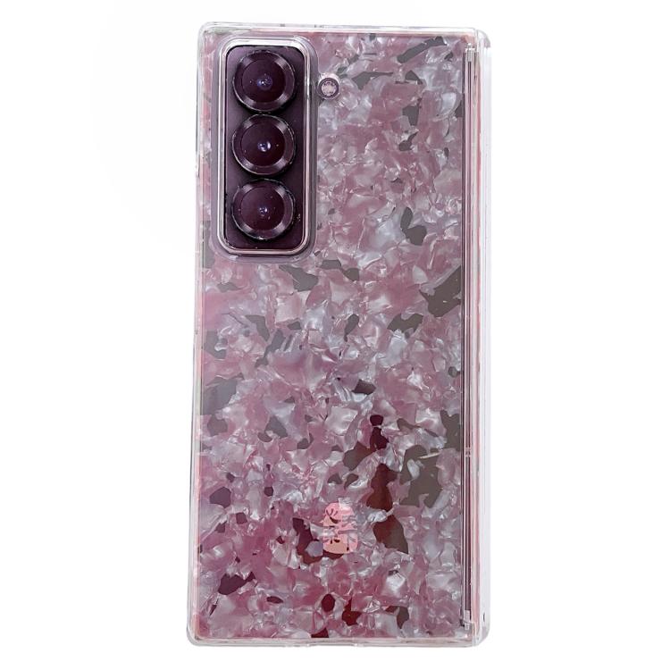 Magnetic Axis Pearlescent Shell Texture Phone Case, For Galaxy Z Fold8 Ultra 5G, For Samsung Galaxy Z Fold7 5G, For Samsung Galaxy Z Fold Special, For Samsung Galaxy Z Fold6 5G, For Samsung Galaxy Z Fold5 5G, For Samsung Galaxy Z Fold4 5G
