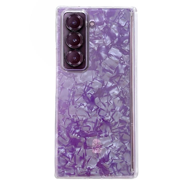 Magnetic Axis Pearlescent Shell Texture Phone Case, For Galaxy Z Fold8 Ultra 5G, For Samsung Galaxy Z Fold7 5G, For Samsung Galaxy Z Fold Special, For Samsung Galaxy Z Fold6 5G, For Samsung Galaxy Z Fold5 5G, For Samsung Galaxy Z Fold4 5G
