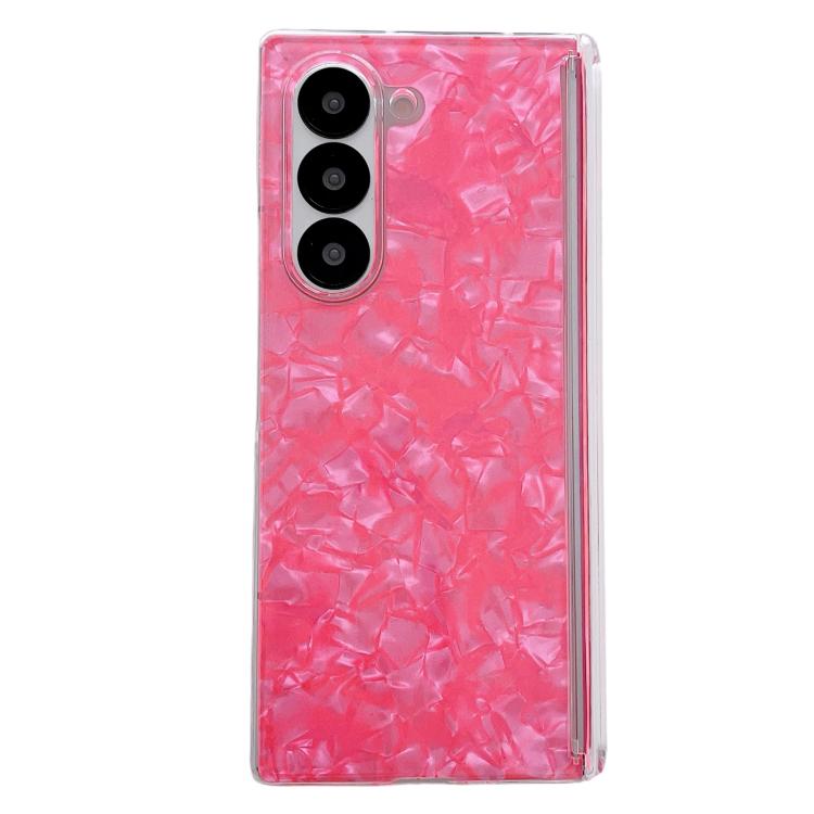 Magnetic Axis Pearlescent Shell Texture Phone Case, For Galaxy Z Fold8 Ultra 5G, For Samsung Galaxy Z Fold7 5G, For Samsung Galaxy Z Fold Special, For Samsung Galaxy Z Fold6 5G, For Samsung Galaxy Z Fold5 5G, For Samsung Galaxy Z Fold4 5G