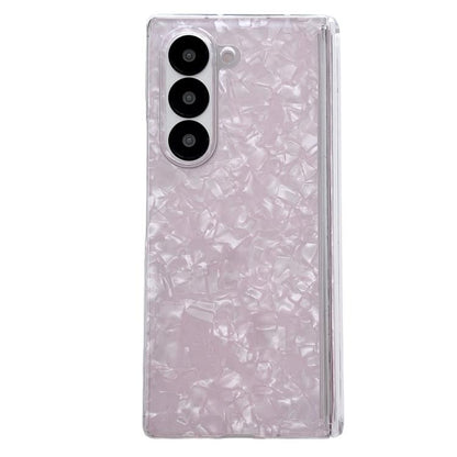 Magnetic Axis Pearlescent Shell Texture Phone Case, For Galaxy Z Fold8 Ultra 5G, For Samsung Galaxy Z Fold7 5G, For Samsung Galaxy Z Fold Special, For Samsung Galaxy Z Fold6 5G, For Samsung Galaxy Z Fold5 5G, For Samsung Galaxy Z Fold4 5G