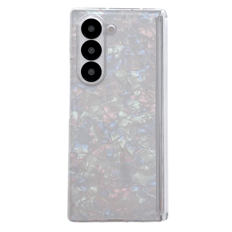 Magnetic Axis Pearlescent Shell Texture Phone Case, For Galaxy Z Fold8 Ultra 5G, For Samsung Galaxy Z Fold7 5G, For Samsung Galaxy Z Fold Special, For Samsung Galaxy Z Fold6 5G, For Samsung Galaxy Z Fold5 5G, For Samsung Galaxy Z Fold4 5G