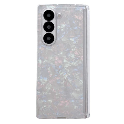 Magnetic Axis Pearlescent Shell Texture Phone Case, For Galaxy Z Fold8 Ultra 5G, For Samsung Galaxy Z Fold7 5G, For Samsung Galaxy Z Fold Special, For Samsung Galaxy Z Fold6 5G, For Samsung Galaxy Z Fold5 5G, For Samsung Galaxy Z Fold4 5G