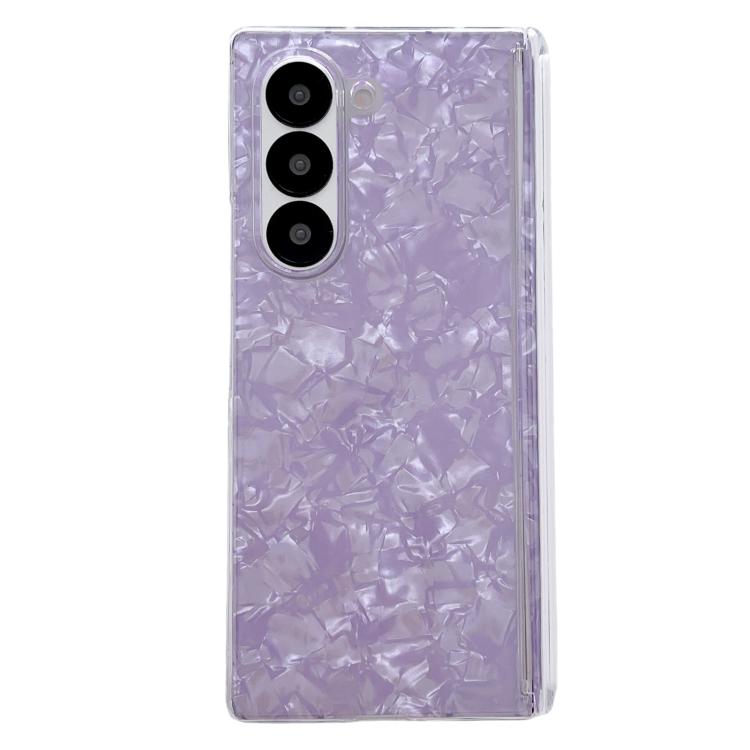 Magnetic Axis Pearlescent Shell Texture Phone Case, For Galaxy Z Fold8 Ultra 5G, For Samsung Galaxy Z Fold7 5G, For Samsung Galaxy Z Fold Special, For Samsung Galaxy Z Fold6 5G, For Samsung Galaxy Z Fold5 5G, For Samsung Galaxy Z Fold4 5G
