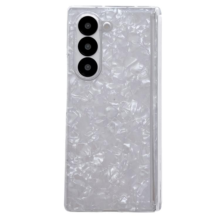 Magnetic Axis Pearlescent Shell Texture Phone Case, For Galaxy Z Fold8 Ultra 5G, For Samsung Galaxy Z Fold7 5G, For Samsung Galaxy Z Fold Special, For Samsung Galaxy Z Fold6 5G, For Samsung Galaxy Z Fold5 5G, For Samsung Galaxy Z Fold4 5G