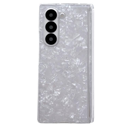 Magnetic Axis Pearlescent Shell Texture Phone Case, For Galaxy Z Fold8 Ultra 5G, For Samsung Galaxy Z Fold7 5G, For Samsung Galaxy Z Fold Special, For Samsung Galaxy Z Fold6 5G, For Samsung Galaxy Z Fold5 5G, For Samsung Galaxy Z Fold4 5G