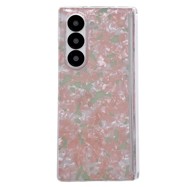 Magnetic Axis Pearlescent Shell Texture Phone Case, For Galaxy Z Fold8 Ultra 5G, For Samsung Galaxy Z Fold7 5G, For Samsung Galaxy Z Fold Special, For Samsung Galaxy Z Fold6 5G, For Samsung Galaxy Z Fold5 5G, For Samsung Galaxy Z Fold4 5G