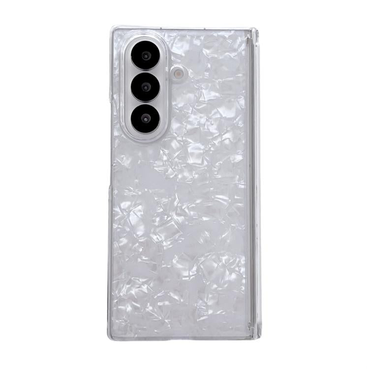 Magnetic Axis Pearlescent Shell Texture Phone Case, For Galaxy Z Fold8 Ultra 5G, For Samsung Galaxy Z Fold7 5G, For Samsung Galaxy Z Fold Special, For Samsung Galaxy Z Fold6 5G, For Samsung Galaxy Z Fold5 5G, For Samsung Galaxy Z Fold4 5G