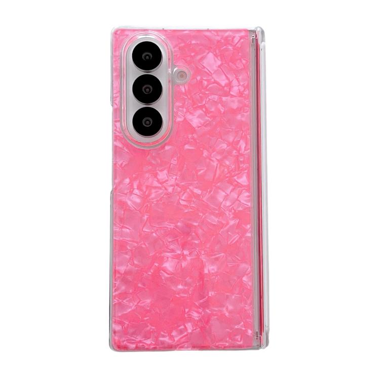 Magnetic Axis Pearlescent Shell Texture Phone Case, For Galaxy Z Fold8 Ultra 5G, For Samsung Galaxy Z Fold7 5G, For Samsung Galaxy Z Fold Special, For Samsung Galaxy Z Fold6 5G, For Samsung Galaxy Z Fold5 5G, For Samsung Galaxy Z Fold4 5G