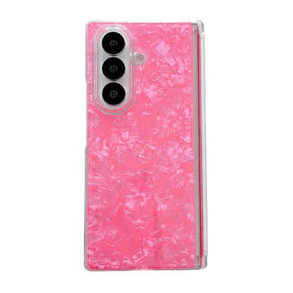 Magnetic Axis Pearlescent Shell Texture Phone Case, For Galaxy Z Fold8 Ultra 5G, For Samsung Galaxy Z Fold7 5G, For Samsung Galaxy Z Fold Special, For Samsung Galaxy Z Fold6 5G, For Samsung Galaxy Z Fold5 5G, For Samsung Galaxy Z Fold4 5G