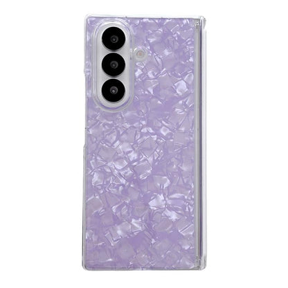 Magnetic Axis Pearlescent Shell Texture Phone Case, For Galaxy Z Fold8 Ultra 5G, For Samsung Galaxy Z Fold7 5G, For Samsung Galaxy Z Fold Special, For Samsung Galaxy Z Fold6 5G, For Samsung Galaxy Z Fold5 5G, For Samsung Galaxy Z Fold4 5G