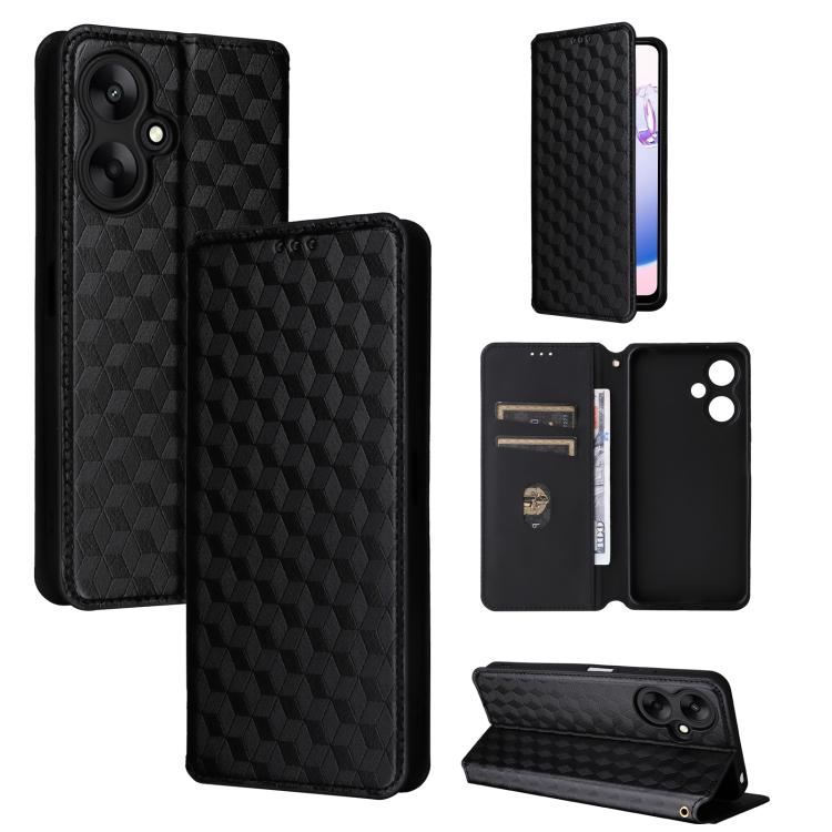 Cubic Grid Texture Flip Leather Phone Case, For Redmi K80 / K80 Pro, For Redmi Note 14 Pro 4G Global, For Redmi Note 14 4G 163.25mm, For Redmi Note 14 Pro+ 5G, For Redmi 14C 4G, For Redmi K70 Ultra, For Redmi 13 4G / Note 13R 5G, For Redmi Turbo 3 5G  ...