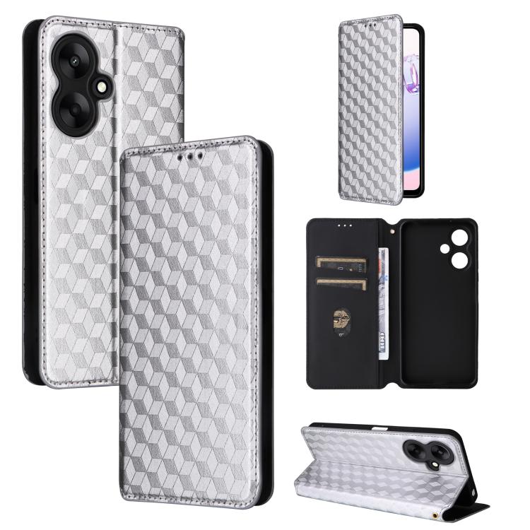 Cubic Grid Texture Flip Leather Phone Case, For Redmi K80 / K80 Pro, For Redmi Note 14 Pro 4G Global, For Redmi Note 14 4G 163.25mm, For Redmi Note 14 Pro+ 5G, For Redmi 14C 4G, For Redmi K70 Ultra, For Redmi 13 4G / Note 13R 5G, For Redmi Turbo 3 5G  ...