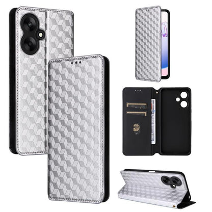 Cubic Grid Texture Flip Leather Phone Case, For Redmi K80 / K80 Pro, For Redmi Note 14 Pro 4G Global, For Redmi Note 14 4G 163.25mm, For Redmi Note 14 Pro+ 5G, For Redmi 14C 4G, For Redmi K70 Ultra, For Redmi 13 4G / Note 13R 5G, For Redmi Turbo 3 5G  ...