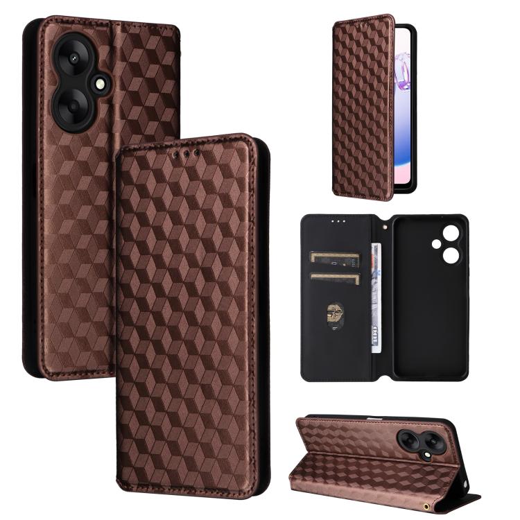 Cubic Grid Texture Flip Leather Phone Case, For Redmi K80 / K80 Pro, For Redmi Note 14 Pro 4G Global, For Redmi Note 14 4G 163.25mm, For Redmi Note 14 Pro+ 5G, For Redmi 14C 4G, For Redmi K70 Ultra, For Redmi 13 4G / Note 13R 5G, For Redmi Turbo 3 5G  ...