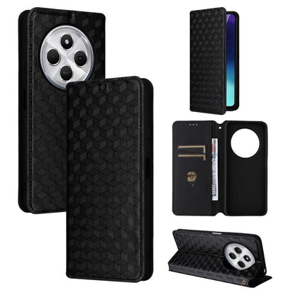 Cubic Grid Texture Flip Leather Phone Case, For Redmi 17C 4G / 14C / 14R / A4, For Redmi A7 Pro 171mm / Poco C85x 5G, For Redmi 15a 5G, For Redmi Turbo 5 Max / Poco X8 Pro Max, For Redmi Turbo 5 5G / Poco X8 Pro 5G                                      ...