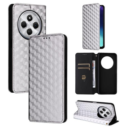 Cubic Grid Texture Flip Leather Phone Case, For Redmi 17C 4G / 14C / 14R / A4, For Redmi A7 Pro 171mm / Poco C85x 5G, For Redmi 15a 5G, For Redmi Turbo 5 Max / Poco X8 Pro Max, For Redmi Turbo 5 5G / Poco X8 Pro 5G                                      ...