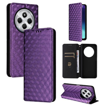 Cubic Grid Texture Flip Leather Phone Case, For Redmi 17C 4G / 14C / 14R / A4, For Redmi A7 Pro 171mm / Poco C85x 5G, For Redmi 15a 5G, For Redmi Turbo 5 Max / Poco X8 Pro Max, For Redmi Turbo 5 5G / Poco X8 Pro 5G                                      ...