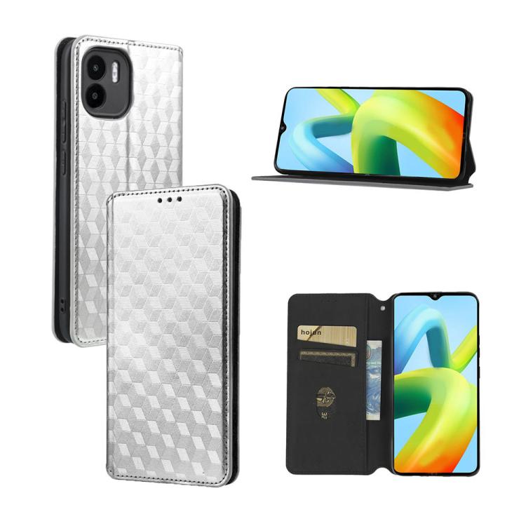Cubic Grid Texture Flip Leather Phone Case, For Redmi Note 13 Pro 5G, For Redmi K70 / K70 Pro, For Redmi 12 4G, For Redmi Note 12S 4G Global, For Redmi Note 12 4G Global, For Redmi Note 12 Turbo 5G, For Redmi Note 12 Pro+ 5G Global                     ...