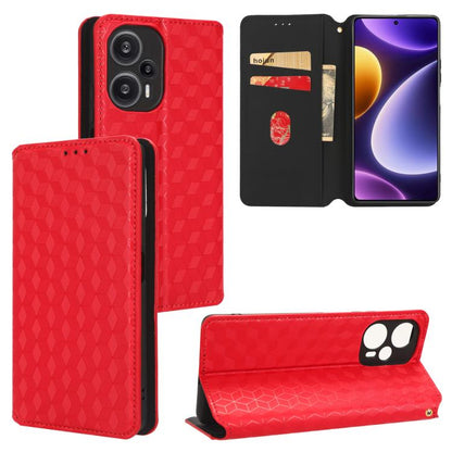 Cubic Grid Texture Flip Leather Phone Case, For Redmi Note 13 Pro 5G, For Redmi K70 / K70 Pro, For Redmi 12 4G, For Redmi Note 12S 4G Global, For Redmi Note 12 4G Global, For Redmi Note 12 Turbo 5G, For Redmi Note 12 Pro+ 5G Global                     ...
