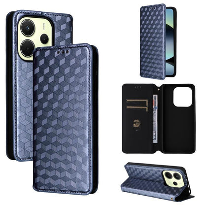 Cubic Grid Texture Flip Leather Phone Case, For Redmi A7 Pro 171mm / Poco C85x 5G, For Redmi 15a 5G, For Redmi Turbo 5 Max / Poco X8 Pro Max, For Redmi Turbo 5 5G / Poco X8 Pro 5G, For Redmi Note 15 Pro+ 5G 163.3mm/Poco M8 Pro 5G                       ...