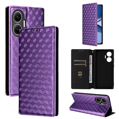 Cubic Grid Texture Flip Leather Phone Case, For Redmi Turbo 4 Pro 5G, For Redmi K80 / K80 Pro, For Redmi Note 14 Pro 4G Global, For Redmi Note 14 4G 163.25mm, For Redmi Note 14 Pro+ 5G, For Redmi K70 Ultra, For Redmi 13 4G / Note 13R 5G                ...