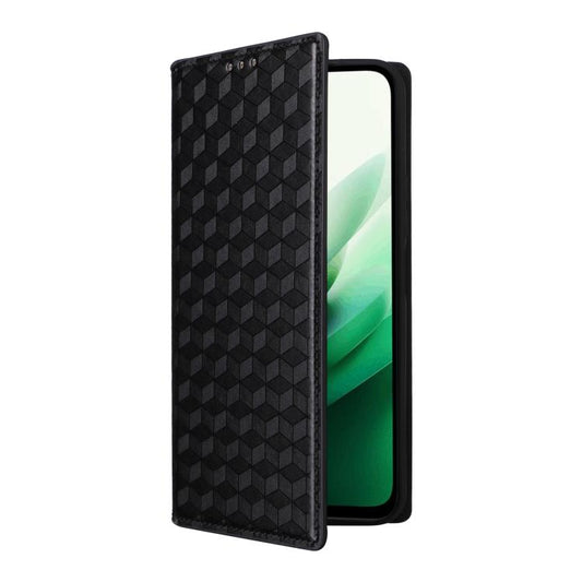 Cubic Grid Texture Flip Leather Phone Case, For Redmi 15 5G / 4G EU 171mm, For Redmi A5 4G 173.3mm, For Redmi A5 4G 171.7mm / Xiaomi Poco C71, For Redmi Note 14 4G 164.84mm, For Redmi Turbo 4 Pro 5G, For Redmi K80 / K80 Pro                             ...