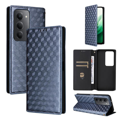 Cubic Grid Texture Flip Leather Phone Case, For Redmi A7 Pro 171mm / Poco C85x 5G, For Redmi 15a 5G, For Redmi Turbo 5 Max / Poco X8 Pro Max, For Redmi Turbo 5 5G / Poco X8 Pro 5G, For Redmi Note 15 Pro+ 5G 163.3mm/Poco M8 Pro 5G                       ...