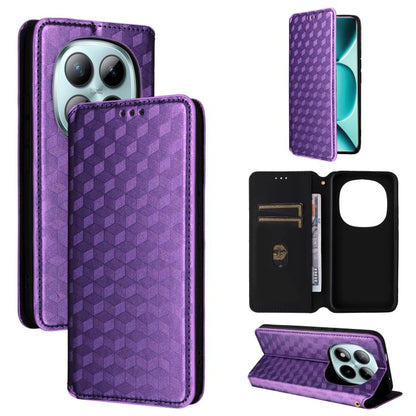 Cubic Grid Texture Flip Leather Phone Case, For Redmi A7 Pro 171mm / Poco C85x 5G, For Redmi 15a 5G, For Redmi Turbo 5 Max / Poco X8 Pro Max, For Redmi Turbo 5 5G / Poco X8 Pro 5G, For Redmi Note 15 Pro+ 5G 163.3mm/Poco M8 Pro 5G                       ...