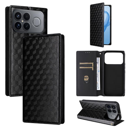 Cubic Grid Texture Flip Leather Phone Case, For Redmi A7 Pro 171mm / Poco C85x 5G, For Redmi 15a 5G, For Redmi Turbo 5 Max / Poco X8 Pro Max, For Redmi Turbo 5 5G / Poco X8 Pro 5G, For Redmi Note 15 Pro+ 5G 163.3mm/Poco M8 Pro 5G                       ...