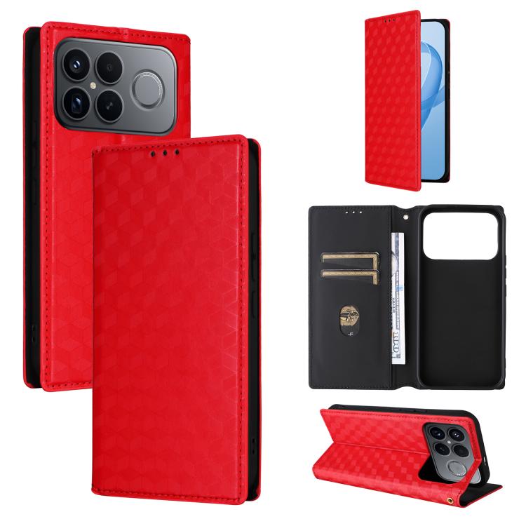 Cubic Grid Texture Flip Leather Phone Case, For Redmi A7 Pro 171mm / Poco C85x 5G, For Redmi 15a 5G, For Redmi Turbo 5 Max / Poco X8 Pro Max, For Redmi Turbo 5 5G / Poco X8 Pro 5G, For Redmi Note 15 Pro+ 5G 163.3mm/Poco M8 Pro 5G                       ...