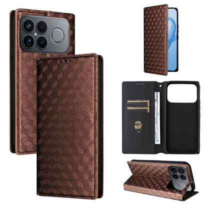 Cubic Grid Texture Flip Leather Phone Case, For Redmi A7 Pro 171mm / Poco C85x 5G, For Redmi 15a 5G, For Redmi Turbo 5 Max / Poco X8 Pro Max, For Redmi Turbo 5 5G / Poco X8 Pro 5G, For Redmi Note 15 Pro+ 5G 163.3mm/Poco M8 Pro 5G                       ...