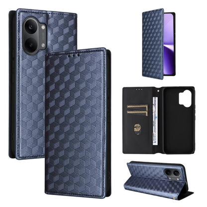 Cubic Grid Texture Flip Leather Phone Case, For Redmi A7 Pro 171mm / Poco C85x 5G, For Redmi 15a 5G, For Redmi Turbo 5 Max / Poco X8 Pro Max, For Redmi Turbo 5 5G / Poco X8 Pro 5G, For Redmi Note 15 Pro+ 5G 163.3mm/Poco M8 Pro 5G                       ...