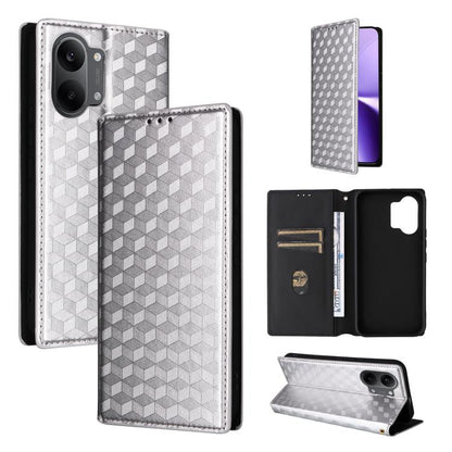Cubic Grid Texture Flip Leather Phone Case, For Redmi A7 Pro 171mm / Poco C85x 5G, For Redmi 15a 5G, For Redmi Turbo 5 Max / Poco X8 Pro Max, For Redmi Turbo 5 5G / Poco X8 Pro 5G, For Redmi Note 15 Pro+ 5G 163.3mm/Poco M8 Pro 5G                       ...