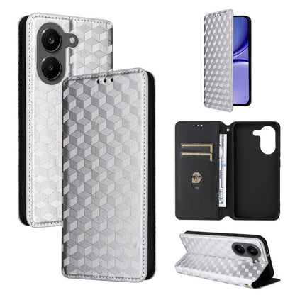 Cubic Grid Texture Flip Leather Phone Case, For Redmi A7 Pro 171mm / Poco C85x 5G, For Redmi 15a 5G, For Redmi Turbo 5 Max / Poco X8 Pro Max, For Redmi Turbo 5 5G / Poco X8 Pro 5G, For Redmi Note 15 Pro+ 5G 163.3mm/Poco M8 Pro 5G                       ...