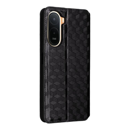 Cubic Grid Texture Flip Leather Phone Case, For Redmi A7 Pro 171mm / Poco C85x 5G, For Redmi 15a 5G, For Redmi Turbo 5 Max / Poco X8 Pro Max, For Redmi Turbo 5 5G / Poco X8 Pro 5G, For Redmi Note 15 Pro+ 5G 163.3mm/Poco M8 Pro 5G                       ...