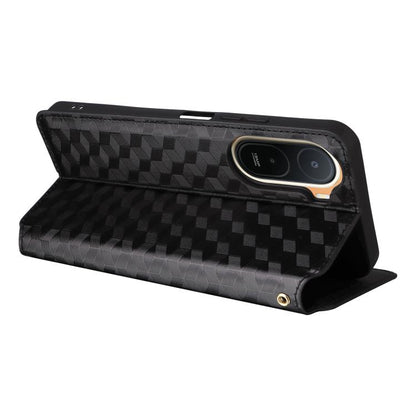 Cubic Grid Texture Flip Leather Phone Case, For Redmi A7 Pro 171mm / Poco C85x 5G, For Redmi 15a 5G, For Redmi Turbo 5 Max / Poco X8 Pro Max, For Redmi Turbo 5 5G / Poco X8 Pro 5G, For Redmi Note 15 Pro+ 5G 163.3mm/Poco M8 Pro 5G                       ...