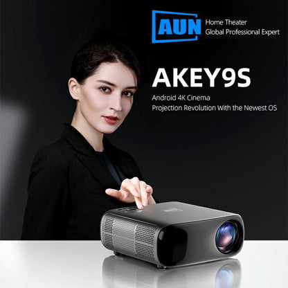 AUN AKEY9S 1080P 1000ANSI Autofocus WIFI Display Smart Projector, US Plug, UK Plug, AU Plug, EU Plug