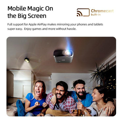 AUN AKEY9S 1080P 1000ANSI Autofocus WIFI Display Smart Projector, US Plug, UK Plug, AU Plug, EU Plug