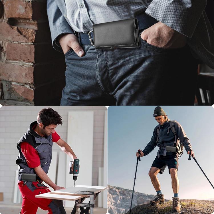 Universal Horizontal Outdoor Phone Waist Bag, For 5 inch, For 5.5 inch, For 6.3 inch, For 7 inch