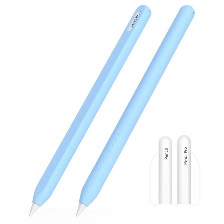 Integrated Anti-roll Silicone Protective Stylus Pen Case, For Apple Pencil 2 / Pro