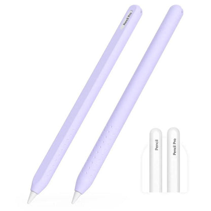 Integrated Anti-roll Silicone Protective Stylus Pen Case, For Apple Pencil 2 / Pro