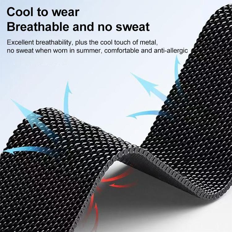 xDfind Milan Magnetic Stainless Steel Watch Band, For Xiaomi Smart Band 10/10 NFC/9/9 NFC/8/8 NFC