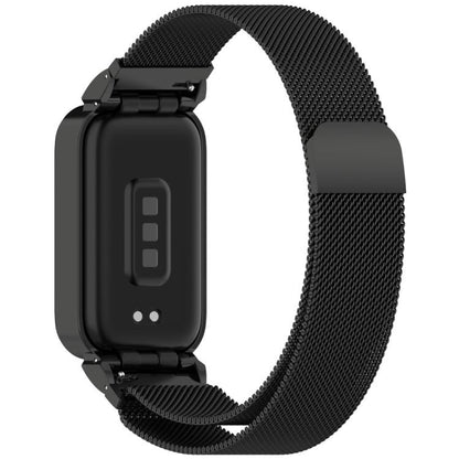 Bracelet de montre xDfind Milan magnétique en métal intégré au cadre pour Xiaomi Band 10 Pro/9 Pro/Redmi Watch 6/5/4, pour Redmi Band 3 / Xiaomi Smart Band 9 Active, pour Redmi Band 2 / Xiaomi Smart Band 8 Active