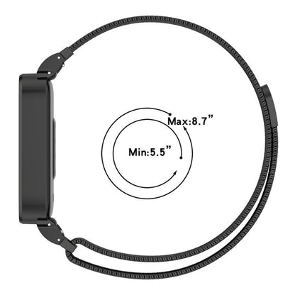 Bracelet de montre xDfind Milan magnétique en métal intégré au cadre pour Xiaomi Band 10 Pro/9 Pro/Redmi Watch 6/5/4, pour Redmi Band 3 / Xiaomi Smart Band 9 Active, pour Redmi Band 2 / Xiaomi Smart Band 8 Active