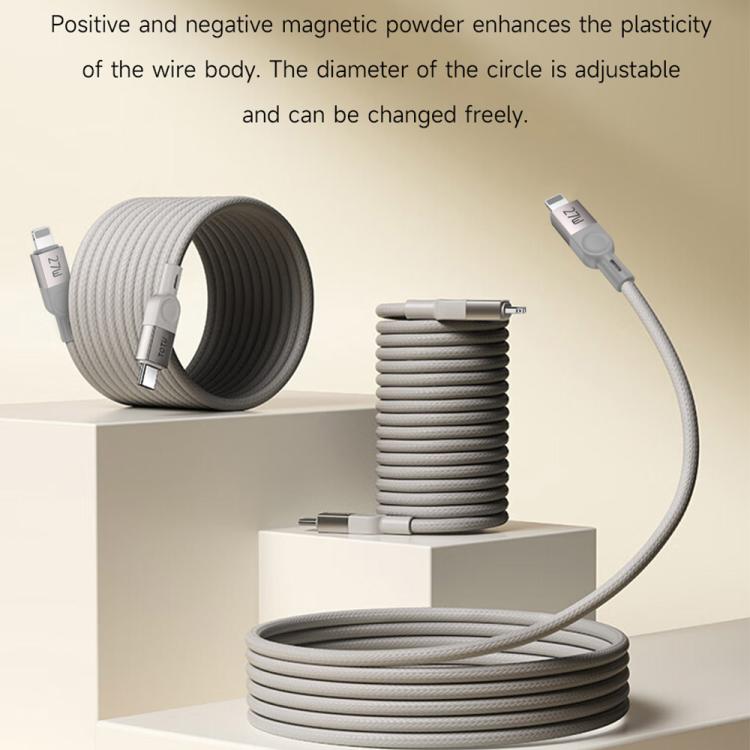 TOTU CB-13-PD 27W USB-C / Type-C to 8 Pin Magnetic Fast Charge Data Cable, 1m