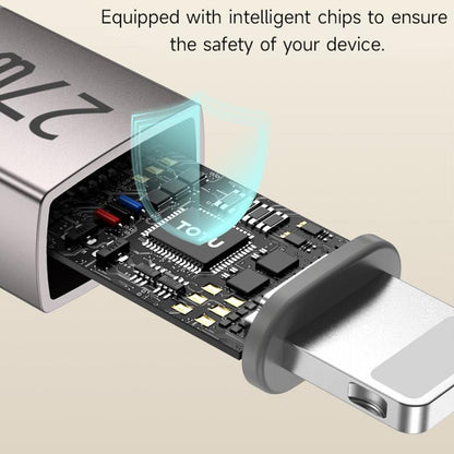 TOTU CB-13-PD 27W USB-C / Type-C to 8 Pin Magnetic Fast Charge Data Cable, 1m