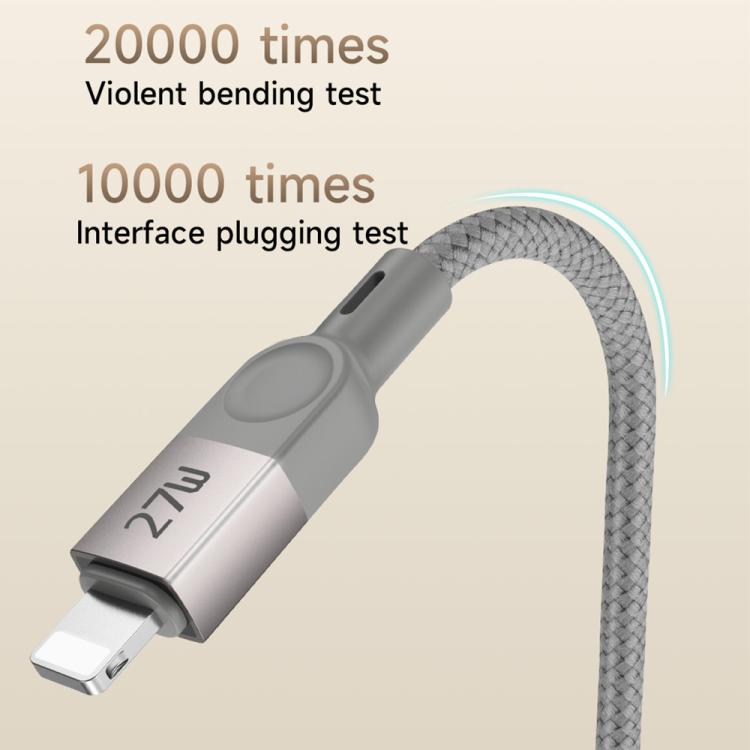 TOTU CB-13-PD 27W USB-C / Type-C to 8 Pin Magnetic Fast Charge Data Cable, 1m